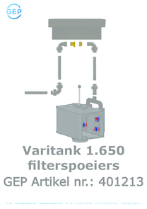 Varitank 1.650 filterspoeiers